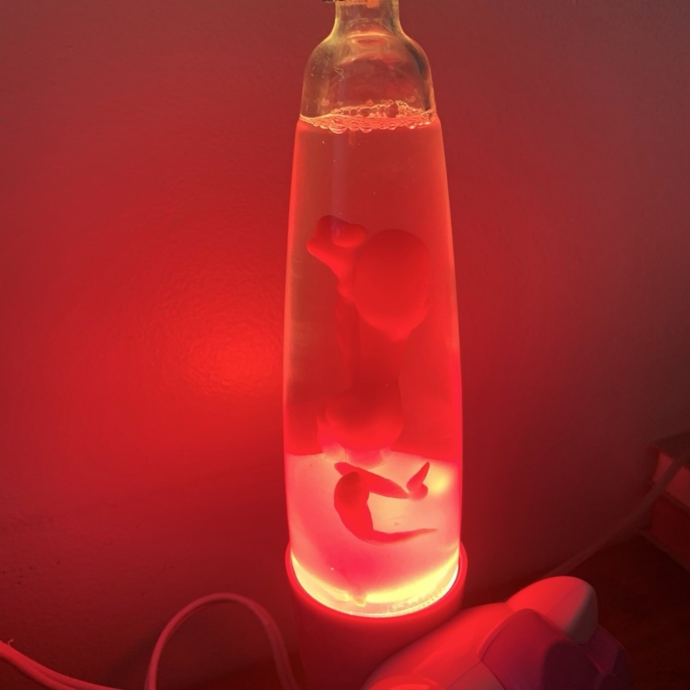 Vintage Sanrio Hello Kitty Liquid Motion Glow Lava Lamp Light - Picture 7 of 7
